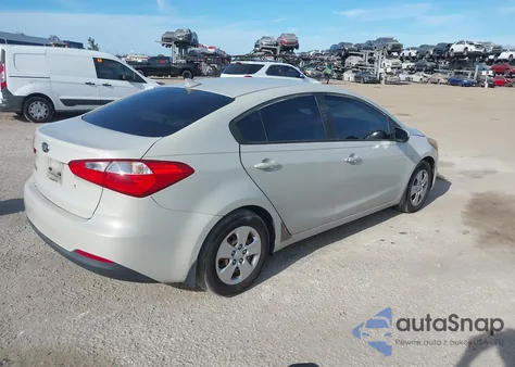 2015 Kia Forte Lx из США, поврежденный, VIN KNAFK4A64F5297636